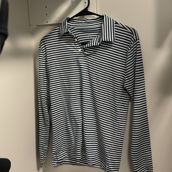 J Crew Crewcuts Long Sleeve Striped Polo - Picture 3 of 4